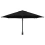 Sombrilla de jardín Negro 248 x 248 x 148 cm Poliéster y Acero en Sombrillas | Comprar online en Foru.es
