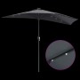 Parasol de jardín Antracita 294 x 150 x 223 cm tela en Sombrillas | Comprar online en Foru.es