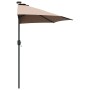 Parasol de jardín Taupé 294 x 150 x 223 cm tela en Sombrillas | Comprar online en Foru.es