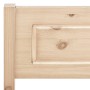 Estructura de cama de madera maciza de pino 100x200 cm de vidaXL, Camas y somieres - Ref: Foro24-322097, Precio: 96,09 €, Des...