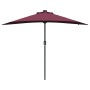 Parasol de jardín Rojo burdeos 294 x 150 x 223 cm tela en Sombrillas | Comprar online en Foru.es