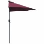 Parasol de jardín Rojo burdeos 294 x 150 x 223 cm tela en Sombrillas | Comprar online en Foru.es