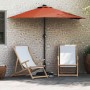 Parasol de jardín Terracota 294 x 150 x 223 cm tela en Sombrillas | Comprar online en Foru.es