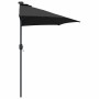 Parasol de jardín Negro 294 x 150 x 223 cm tela en Sombrillas | Comprar online en Foru.es