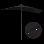 Parasol de jardín Negro 294 x 150 x 223 cm tela en Sombrillas | Comprar online en Foru.es