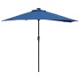 Parasol de jardín Azul 294 x 150 x 223 cm tela en Sombrillas | Comprar online en Foru.es
