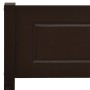 Estructura de cama madera maciza pino marrón oscuro 160x200 cm de vidaXL, Camas y somieres - Ref: Foro24-322121, Precio: 113,...