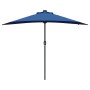 Parasol de jardín Azul 294 x 150 x 223 cm tela en Sombrillas | Comprar online en Foru.es