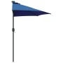 Parasol de jardín Azul 294 x 150 x 223 cm tela en Sombrillas | Comprar online en Foru.es