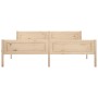 Estructura de cama de madera maciza de pino 180x200 cm de vidaXL, Camas y somieres - Ref: Foro24-322101, Precio: 154,09 €, De...