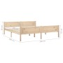 Estructura de cama de madera maciza de pino 180x200 cm de vidaXL, Camas y somieres - Ref: Foro24-322101, Precio: 154,09 €, De...