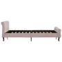 Pink velvet bed frame 120x200 cm by vidaXL, Beds and slatted bases - Ref: Foro24-288566, Price: 371,45 €, Discount: %