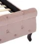 Pink velvet bed frame 120x200 cm by vidaXL, Beds and slatted bases - Ref: Foro24-288566, Price: 371,45 €, Discount: %