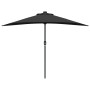 Sombrilla de jardín Negro 294 x 150 x 224 cm Poliéster y Acero en Sombrillas | Comprar online en Foru.es