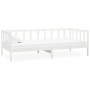 Sofá cama con colchón madera de pino maciza blanco 90x200 cm de vidaXL, Camas y somieres - Ref: Foro24-3083615, Precio: 282,7...