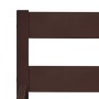 Estructura de cama madera maciza pino marrón oscuro 100x200 cm de vidaXL, Camas y somieres - Ref: Foro24-283203, Precio: 60,6...