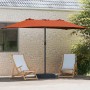 Sombrilla de jardín Terracota 385 x 209 x 244 cm Poliéster en Sombrillas | Comprar online en Foru.es