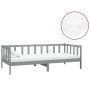 Sofá cama con colchón madera de pino maciza gris 90x200 cm de vidaXL, Camas y somieres - Ref: Foro24-3083621, Precio: 273,68 ...