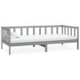 Sofá cama con colchón madera de pino maciza gris 90x200 cm de vidaXL, Camas y somieres - Ref: Foro24-3083621, Precio: 273,68 ...