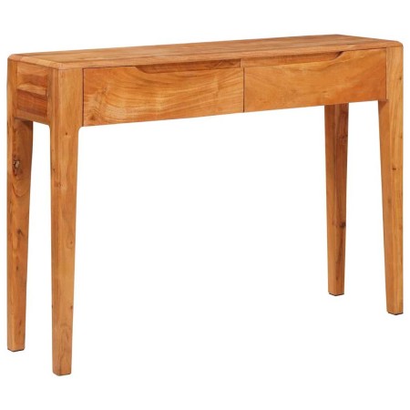 Mesa Consola Marrón 110 x 30 x 80 cm Madera de Acacia Sólida en Mesas consola | Comprar online en Foru.es