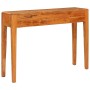 Mesa Consola Marrón 110 x 30 x 80 cm Madera de Acacia Sólida en Mesas consola | Comprar online en Foru.es