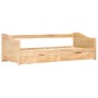 Estructura de sofá cama extraíble madera de pino 90x200 cm de vidaXL, Camas y somieres - Ref: Foro24-283150, Precio: 203,35 €...