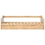 Estructura de sofá cama extraíble madera de pino 90x200 cm de vidaXL, Camas y somieres - Ref: Foro24-283150, Precio: 203,35 €...