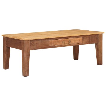 Mesa de Café Marrón 110 x 55 x 40 cm Madera de mango maciza en Mesas de centro | Comprar online en Foru.es