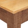 Mesa de Café Marrón 110 x 55 x 40 cm Madera de mango maciza en Mesas de centro | Comprar online en Foru.es