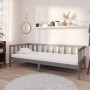 Sofá cama con colchón madera de pino maciza gris 90x200 cm de vidaXL, Camas y somieres - Ref: Foro24-3083616, Precio: 298,18 ...