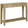 Mesa Consola con cajón Gris natural 110 x 30 x 80 cm en Mesas auxiliares | Comprar online en Foru.es