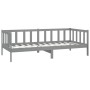 Sofá cama con colchón madera de pino maciza gris 90x200 cm de vidaXL, Camas y somieres - Ref: Foro24-3083616, Precio: 298,18 ...