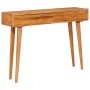 Mesa Consola Marrón 110 x 30 x 80 cm Madera de Acacia Sólida en Mesas consola | Comprar online en Foru.es