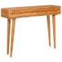 Mesa Consola Marrón 110 x 30 x 80 cm Madera de Acacia Sólida en Mesas consola | Comprar online en Foru.es