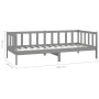 Sofá cama con colchón madera de pino maciza gris 90x200 cm de vidaXL, Camas y somieres - Ref: Foro24-3083616, Precio: 298,18 ...