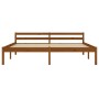 Estructura de cama madera maciza pino marrón miel 160x200 cm de vidaXL, Camas y somieres - Ref: Foro24-283212, Precio: 116,39...