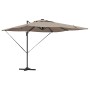 Sombrilla Taupé 286 x 284 x 270 cm Aluminio y poliéster en Sombrillas | Comprar online en Foru.es