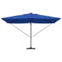 Sombrilla Azul azur 352 x 251 x 265 cm Poliéster y Aluminio en Sombrillas | Comprar online en Foru.es