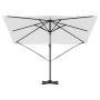 Parasol Roma Beige 286 x 284 x 265 cm Aluminio y poliéster en Sombrillas | Comprar online en Foru.es