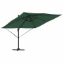 Parasol Roma Verde 286 x 284 x 265 cm Aluminio y poliéster en Sombrillas | Comprar online en Foru.es