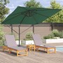 Parasol Roma Verde 286 x 284 x 265 cm Aluminio y poliéster en Sombrillas | Comprar online en Foru.es