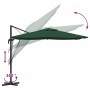 Parasol Roma Verde 286 x 284 x 265 cm Aluminio y poliéster en Sombrillas | Comprar online en Foru.es