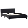 Estructura de cama de cuero sintético negro 140x200 cm de vidaXL, Camas y somieres - Ref: Foro24-285453, Precio: 189,91 €, De...