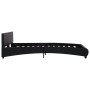 Estructura de cama de cuero sintético negro 140x200 cm de vidaXL, Camas y somieres - Ref: Foro24-285453, Precio: 189,91 €, De...