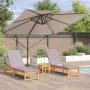 Parasol Roma Taupé 286 x 284 x 265 cm Aluminio y poliéster en Sombrillas | Comprar online en Foru.es