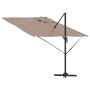 Parasol Roma Taupé 286 x 284 x 265 cm Aluminio y poliéster en Sombrillas | Comprar online en Foru.es