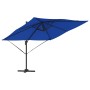 Parasol Roma Azul 286 x 284 x 265 cm Aluminio y poliéster en Sombrillas | Comprar online en Foru.es