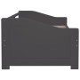 Sofá cama 3 plazas madera maciza pino gris oscuro 90x200 cm de vidaXL, Camas y somieres - Ref: Foro24-322168, Precio: 88,31 €...