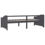 Sofá cama 3 plazas madera maciza pino gris oscuro 90x200 cm de vidaXL, Camas y somieres - Ref: Foro24-322168, Precio: 88,31 €...