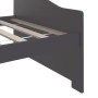 Sofá cama 3 plazas madera maciza pino gris oscuro 90x200 cm de vidaXL, Camas y somieres - Ref: Foro24-322168, Precio: 88,31 €...